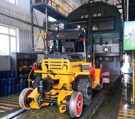 Two Way Traction Electric Rail Car Mover Rail And Road Tractor Anti Derailment
