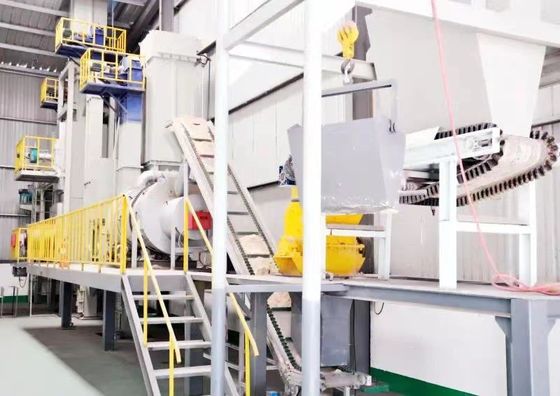 Anhydrous Gypsum Production Line Industrial Type II  Saving Energy PLC DCS Automatic Control Technology