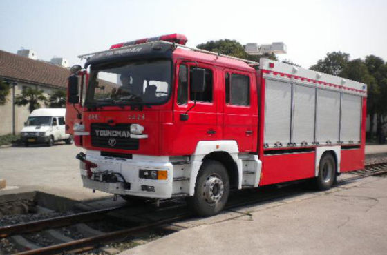 Rail System Water Tank Firefighting Special Truck  3.81 M For Railway