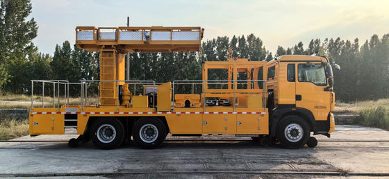Railway Vehicle Mounted Platform Traction Speed 35km/H 1435mm