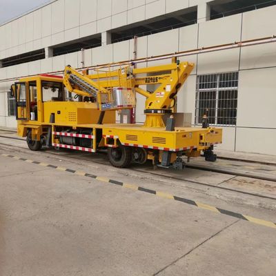 45km/H Railway Aerial Work Truck Dual Purpose Aerial Work Car Rail Transit Site Aerial Work