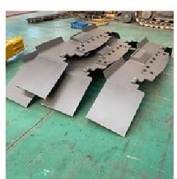 2800mm Width Core Scraping Plate Slag Stone Cleaning With 8° Inclination