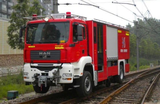 Applicable Gauge 1435mm Water Tank Railway Fire Truck 10.78*2.5m 500L Foam