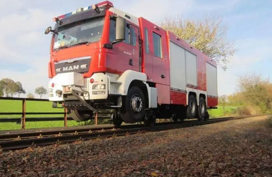 Railroad Fire Fighting Water Truck HTRR209 Dual Purpose Fighting Vehicle Fires