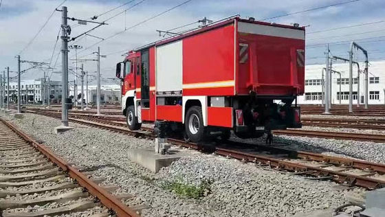 30km/H Railway Speed Fire Truck Rail System Water Tank Dual Purpose