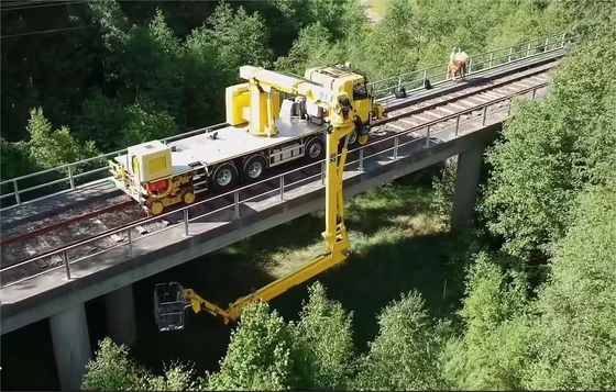1435mm Railway Bridge Inspection Trailer HTRR208  Bridge Snooper Truck 90km/H
