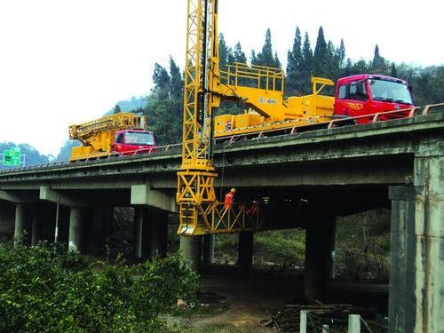 HTRR208 Railway Bridge Inspection Vehicle 4m Height 20km/H Railway Speed