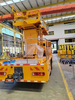 35km/H Dual Purpose Heavy Special Truck  Mounted Aerial Platform Jacket Coupler Traction