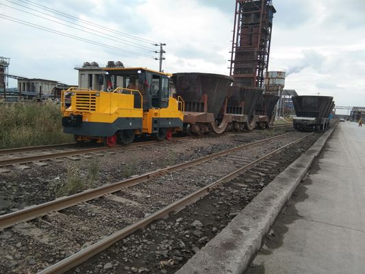 HTRR110 type rail-road tractor integrated body, steel wheel drive can be customized