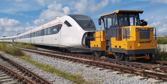 2800mm Shunting Rail Cars / Road Rail Vehicle 500t Rated Towed Tonnage