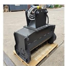 Railway Excavator Bucket High Speed Rotating Tool Crushing Shrubs Of Different Diameters