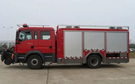 Rail System Firefighting Truck 30km/H Railway Speed HTRR209